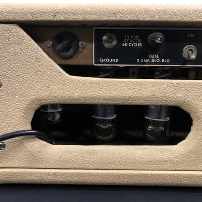 1963 Fender Tremolux Amp Head Only (Blackface AA763) Owned by Ian D'Sa of Billy Talent image 13