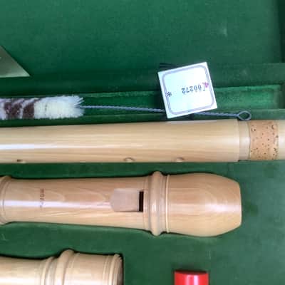 Moeck Tenor maple recorder flute including original case image 5