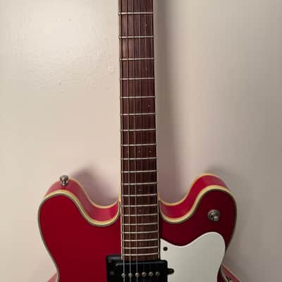 Mosrite Celebrity 2 1964 - Red with original case image 7