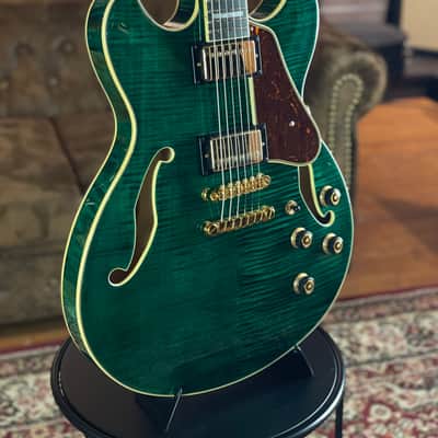 Ibanez AS93FM-TMG Artcore Expressionist 2025 - Present - Transparent Moss Green - NEW image 16