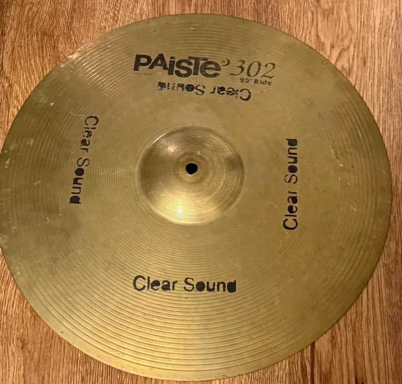 Paiste 302 Clear Sound 20" Ride Cymbal 1950 Grams Made in Germany image 1