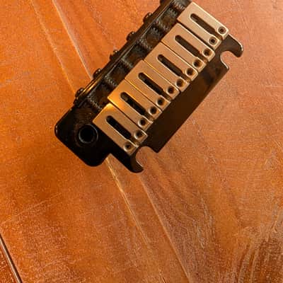 Unbranded Stratocaster 2 Point Heavy Block Tremolo Bridge Chrome/Black 10.7Oz image 6