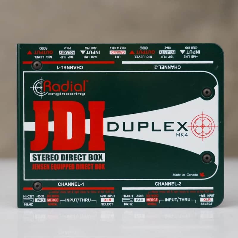 Radial JDI Duplex MK4 Stereo Passive Direct Box w/ Box #58754 image 1