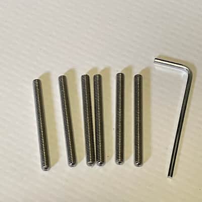 NEW - Jackson Charvel JT-6 Floyd Rose Stainless Steel String Lock Screws Set of 6 image 1