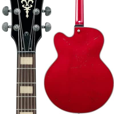 Ibanez AFV10A Artcore Vintage Series Transparent Cherry Red Low Gloss image 3