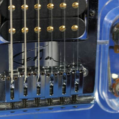 George Fedden Travis Bean Custom Acrylic Flames Electric Guitar Clear image 7