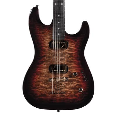 Godin Artisan ST-II EN Electric Guitar - WhiskeyBurst w/Ebony FB image 1