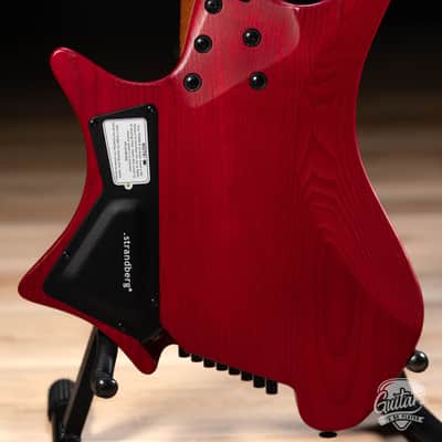 Strandberg Boden Original N2.8 8 String Headless – Sunset Coral Burst Satin image 6