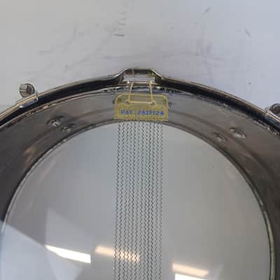 Gretsch Broadkaster 6.5x14"Snare Drum Vintage 30s Nickel over Brass NOB Shell US image 9