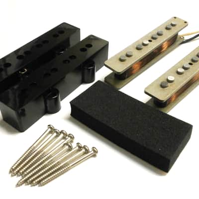 Q pickups Jazz Bass 70s set VINTAGE CORRECT 1970 - 1979 Fits Fender Jazz Bass CUSTOM SHOP Squire image 10