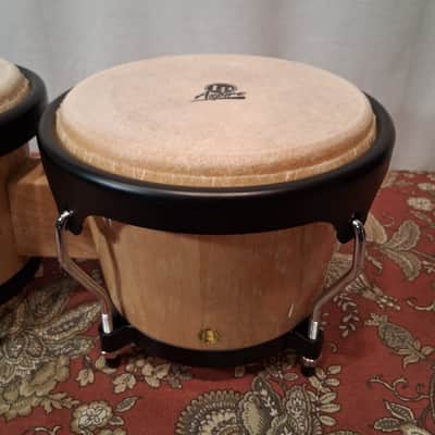 Latin Percussion LPA601-AW Aspire Series Wood Bongo Set 2010s - Natural with Black Hardware image 5