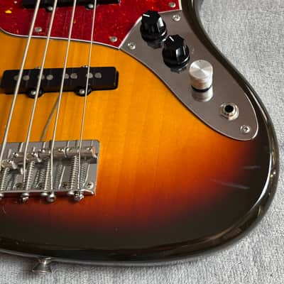 Fender Jazz Bass MIJ Made in Japan 1991-1992 3-Color Sunburst w/ Gig Bag image 3