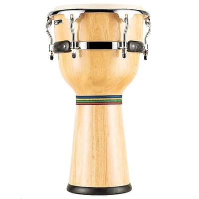 Meinl DJW3NT 12" Floatune Series Natural Wood Djembe image 2