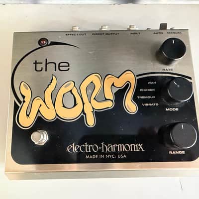 Electro-Harmonix The Worm Analog Wah / Phaser / Vibrato / Tremolo (Large Box) 2000s - Black/Metal image 1