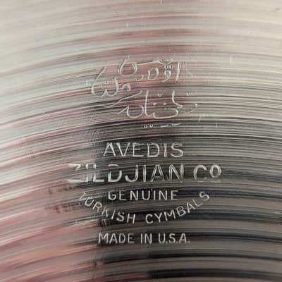 Zildjian Avedis light hi-hats 1970s image 9