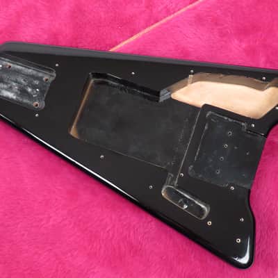 1980s Steinberger XP-2 Bass Body Vintage Part - Black Finish XP image 3