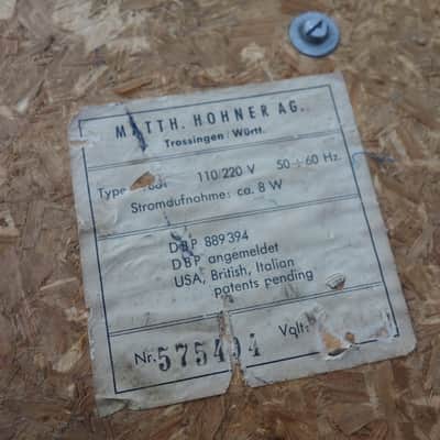 Hohner Cembalet CF electric piano 1963 - 1966 - Natural image 7