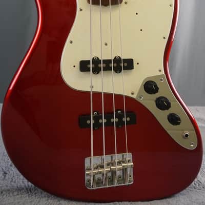94-95 Fender Japan Jazz Bass Candy Apple Red w/ Gig Bag image 1