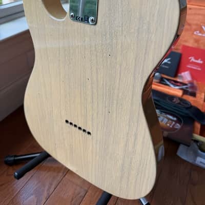 2026 Fender Custom Shop ‘58 Telecaster B6 Top Loader Journeyman - Super Aged Dirty White Blonde image 9
