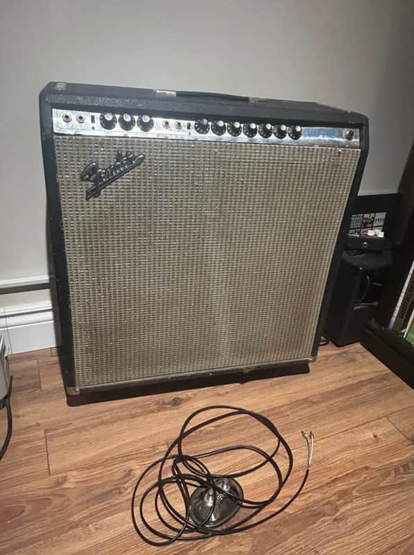 Fender Super Reverb 2-Channel 40-Watt 4x10" Guitar Combo 1970 - 1977 - Silverface image 1
