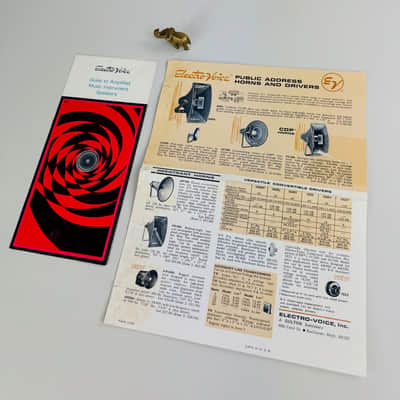 Electro-Voice Speaker Guide & PA Flyer – SRO / EV Series 1970 image 1