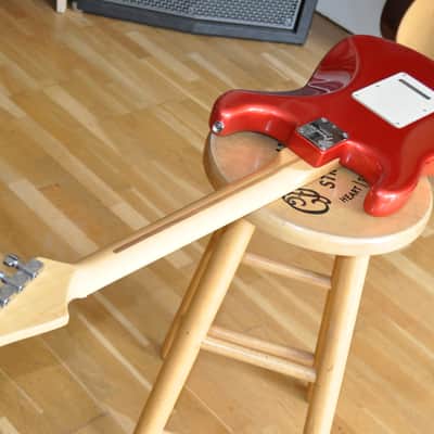 FENDER American Standard Stratocaster Chrome Red / Made In USA / from 2001 / Z1035396 image 9