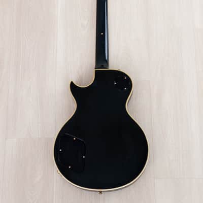 1981 Gibson Les Paul Custom Black Beauty Vintage Guitar, 100% Original w/ Tim Shaw PAFs, Case image 3