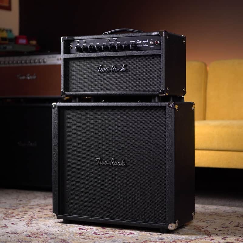 New Two Rock Vintage Deluxe 6L6 35-Watt Head & 3x10 Cab - Black Bronco