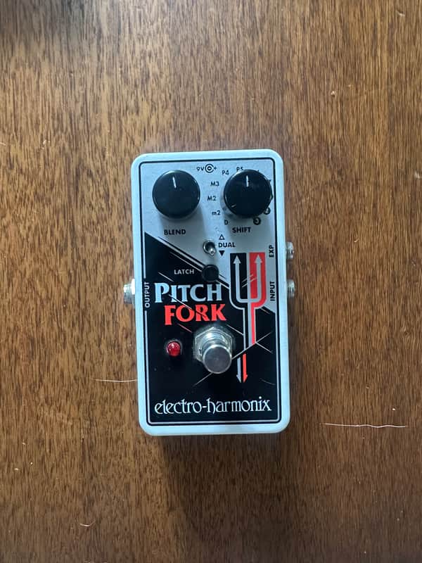 Electro-Harmonix Pitch Fork Polyphonic Pitch Shifter / Harmony Pedal 2014 - Present - Black / White / Red image 1