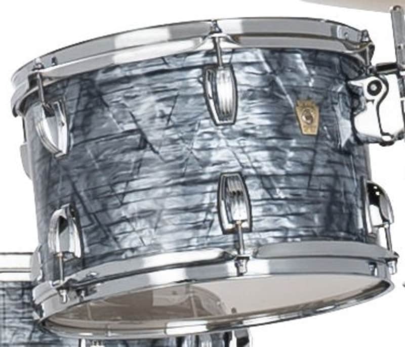 Ludwig *Pre-Order* Classic Maple 8x10" Sky Blue Pearl Rack Tom Tom Drum Atlas Mount | Made in the USA | Special Order | Authorized Dealer image 1