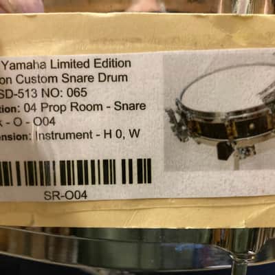 Yamaha -“Carbon Custom” 1990s 3.5x14" SD-513 Limited Edition Carbon Fiber Snare Drum image 4