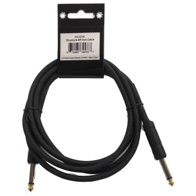 8 PACK Black Strukture 6ft Instrument Cable Thick ABS sleeve SC06 Lifetime Warranty! image 3