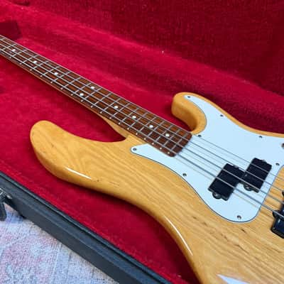 1989 Fender USA Longhorn Precision Bass Plus in Natural image 10