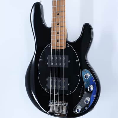 Music Man StingRay Special HH - Black - Roasted Maple/Maple - Chrome image 4