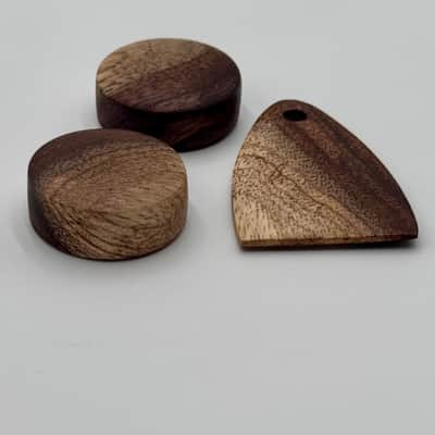 Handmade Hawaiian Koa Wood Knobs & Truss Rod Cover Set for PRS Electric Guitar - Odie's Oil Finish, Fits 2017 SE or USA Core Models image 5