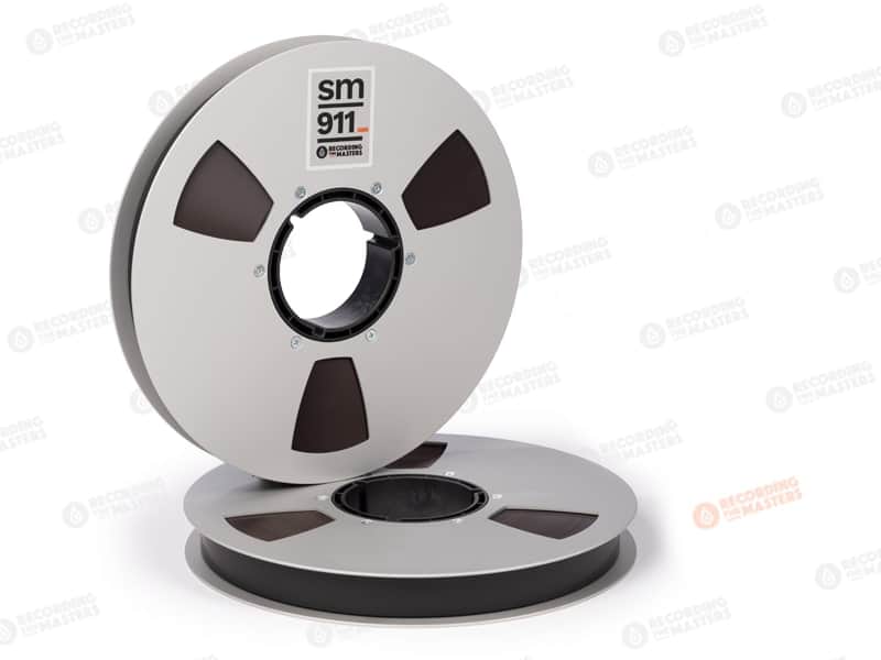 Recording The Masters SM911 (Standard Bias Studio and Archive Audio Tape)-1″ x 2,500′ on 10.5″ NAB Metal Reel in Hinged Box image 1
