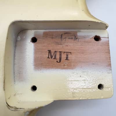 MJT Stratocaster Body Alder Relic Nitro Vintage White mjt6648 image 9