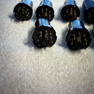 Ken-Rad 12C8 Vacuum Tube set of (15) Circa-1960s-Metal image 4