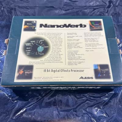 Alesis Nanoverb 18-Bit Digital Effects Processor 1990s - Black image 6