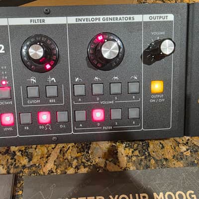 Moog Slim Phatty 2010s - Black + Rack Ears image 5