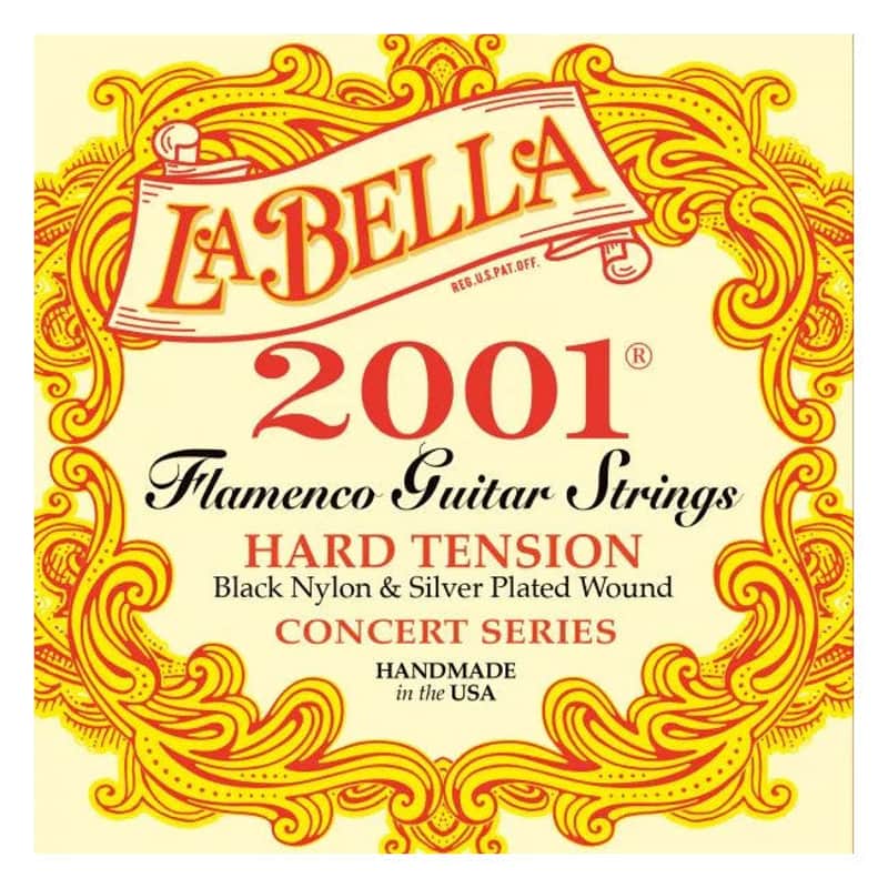 La Bella 2001 Flamenco Guitar Nylon Strings - Hard Tension image 1