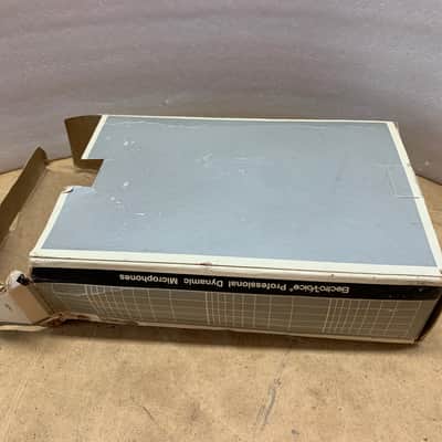 ELECTRO VOICE RE16 USA MICROPHONE PAPER BOX/1960'S- ORIGINAL/VINTAGE! MAKE OFFER! image 4
