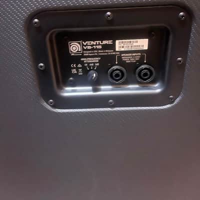 Ampeg Venture VB-115 250-Watt 1x15" Bass Speaker Cabinet 2023 - Present - Black image 2