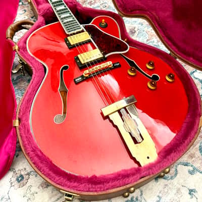 1998 Gibson L5-CT "FIGURED CHERRY RED" Custom Historic Series + OHSC image 21