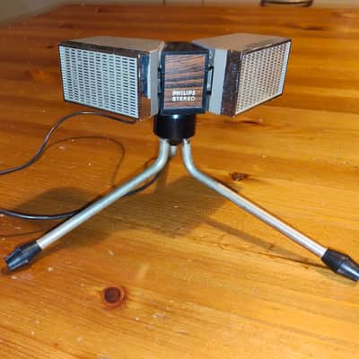 Microphone Vintage PHILIPS EL 1979 - Stéréo - Occasion - Bon état De Fonctionnement