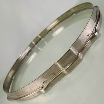 Leedy 14"Broadway Standard"Stick-Chopper Nickel NOB Snare Drum Resonant Rim/Hoop image 6