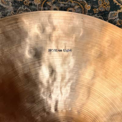Sabian ARTISAN LIGHT Ride 20” 2078 g Dark WARM Hand Hammered! Complex + SMOOTH Don’t Pay $750! image 5