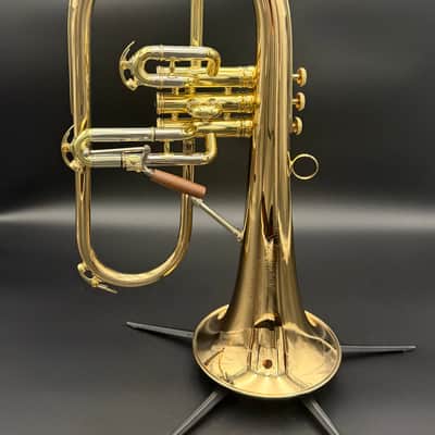 Conn Vintage One 1FG Flugelhorn – Gold Brass – Fred Powell Design – Eastlake Era – NAMM Demo image 3