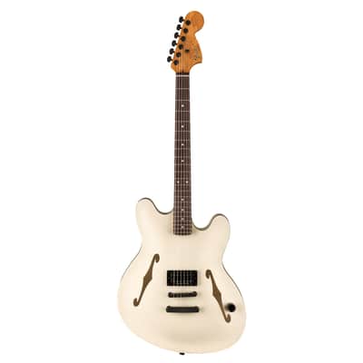 Fender Tom DeLonge Starcaster - Rosewood Fingerboard, Satin Olympic White image 2