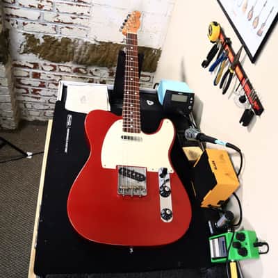 2007 Fender Muddy Waters Signature Artist Telecaster Red MIM Electric Guitar image 22